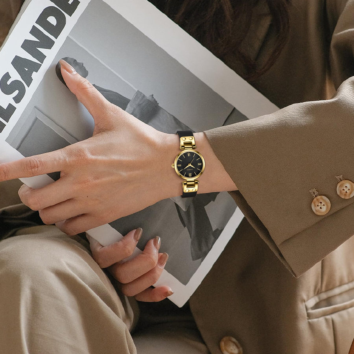BEN NEVIS Watches for Women Elegant Classic Small Gold - BEN NEVIS Official Imagery - 4