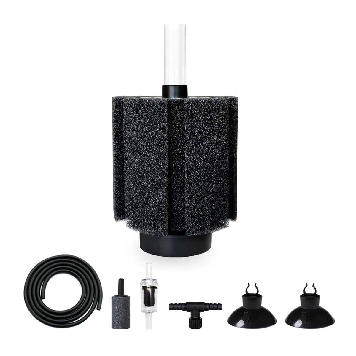70 80 Gal Aquarium Sponge Filter with Air Stone Ceramic - DVHEY Official Imagery - 8