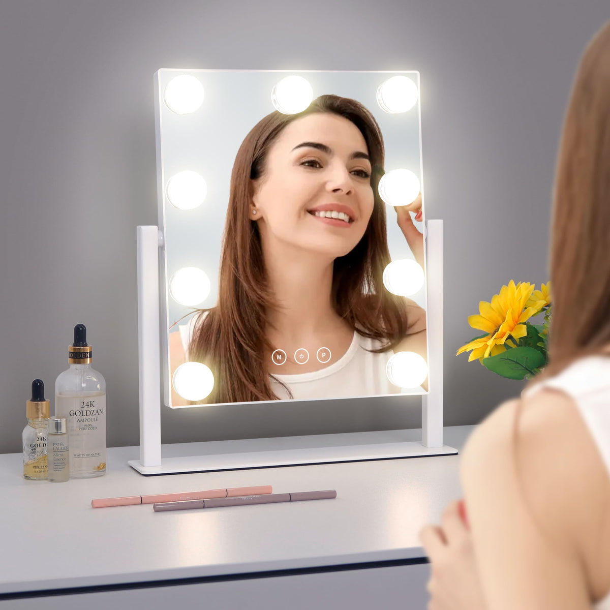 Acoolda Vanity Mirror with Lights Hollywood Vanity Makeup - Acoolda Official Imagery - 8