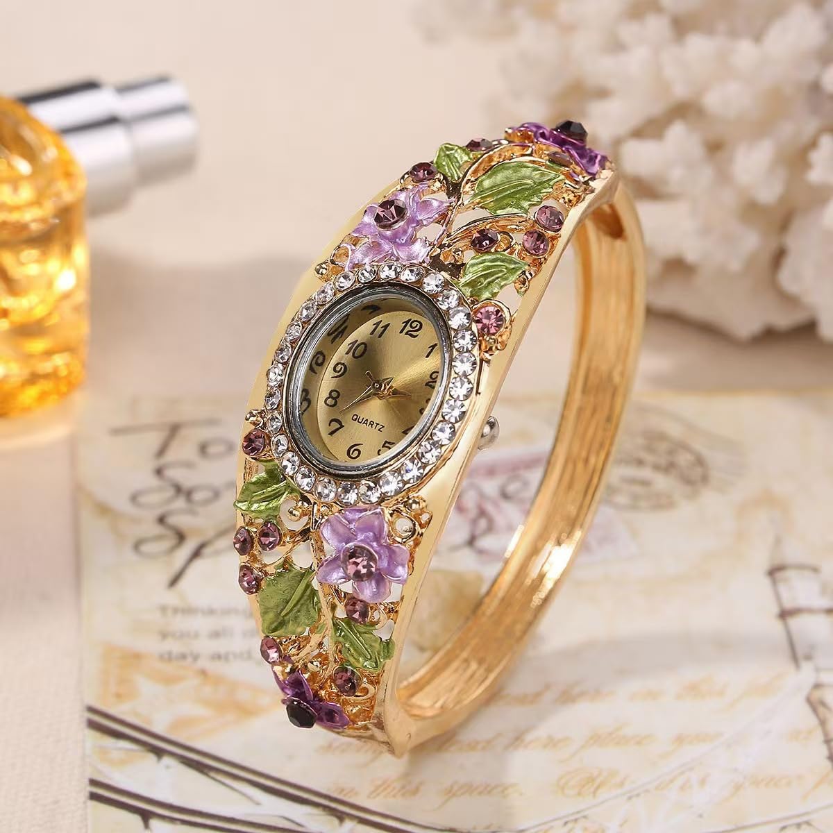 Women Ladies 5 Pcs Wholesale Watch Elegant Bangle Bracelet - Dacdyi Official Imagery - 5