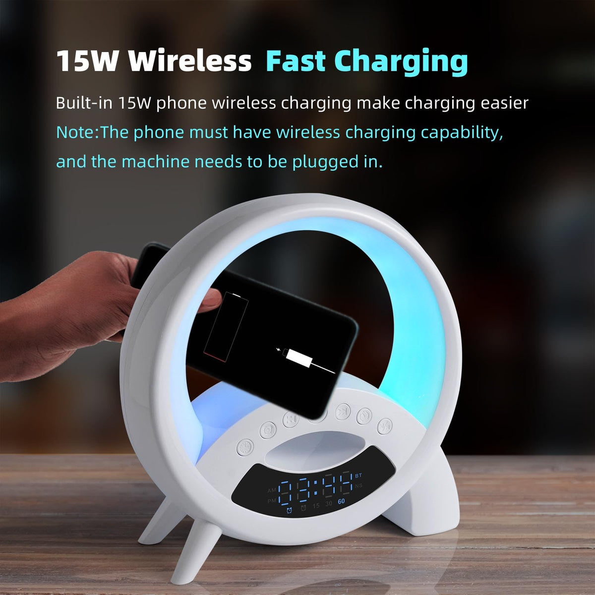 5 in 1 Atmosphere LED Lamp Inteligent Night Light 15W - kzalzaci Official Imagery - 6