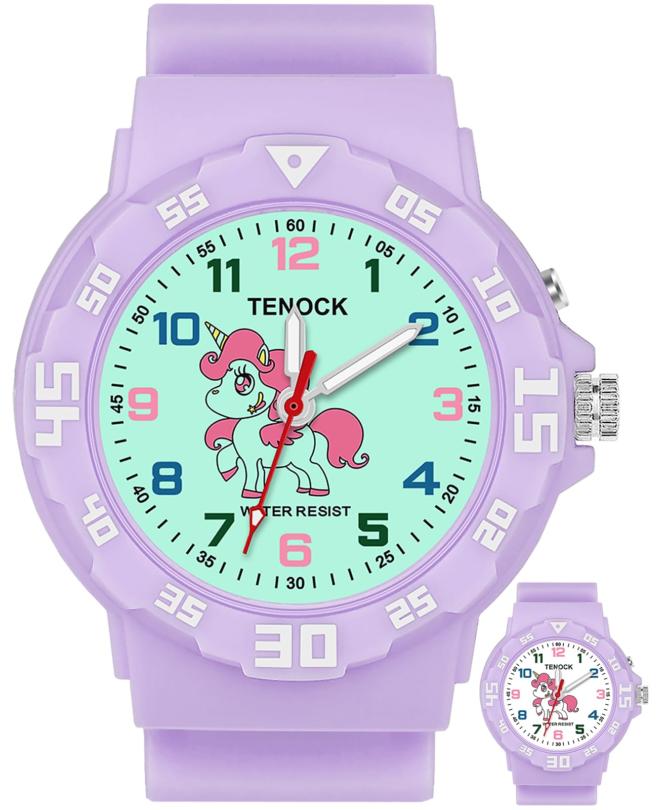 TENOCK Kids Analog Watch Waterproof Learning Time for Boys Girls Ages - View 10