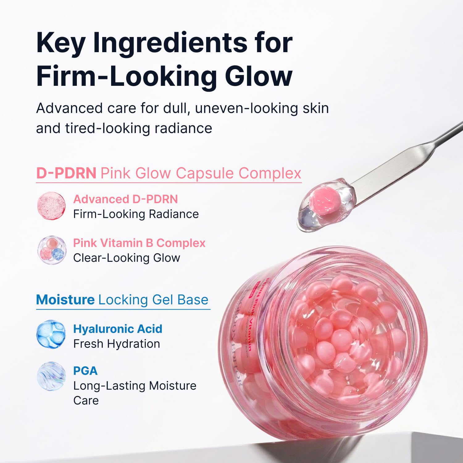 SUNGBOON EDITOR Pink Glow Duo Set, Boosting Mask 4 Count + PDRN Capsul - View 5