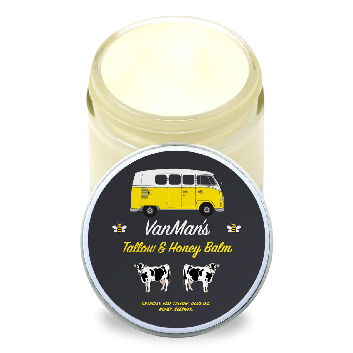 Vanman s Tallow and Honey Balm With No Added Scent - The VanMan Company Official Imagery - 2