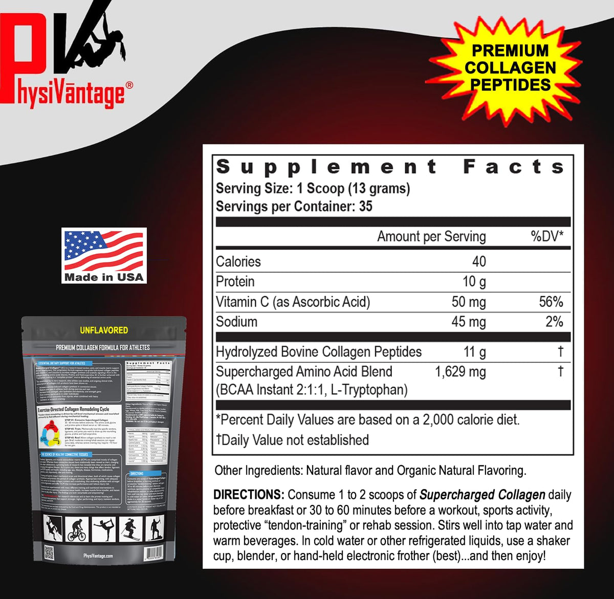 PhysiVantage Supercharged Collagen Peptides Powder - PhysiVantage Official Imagery - 7