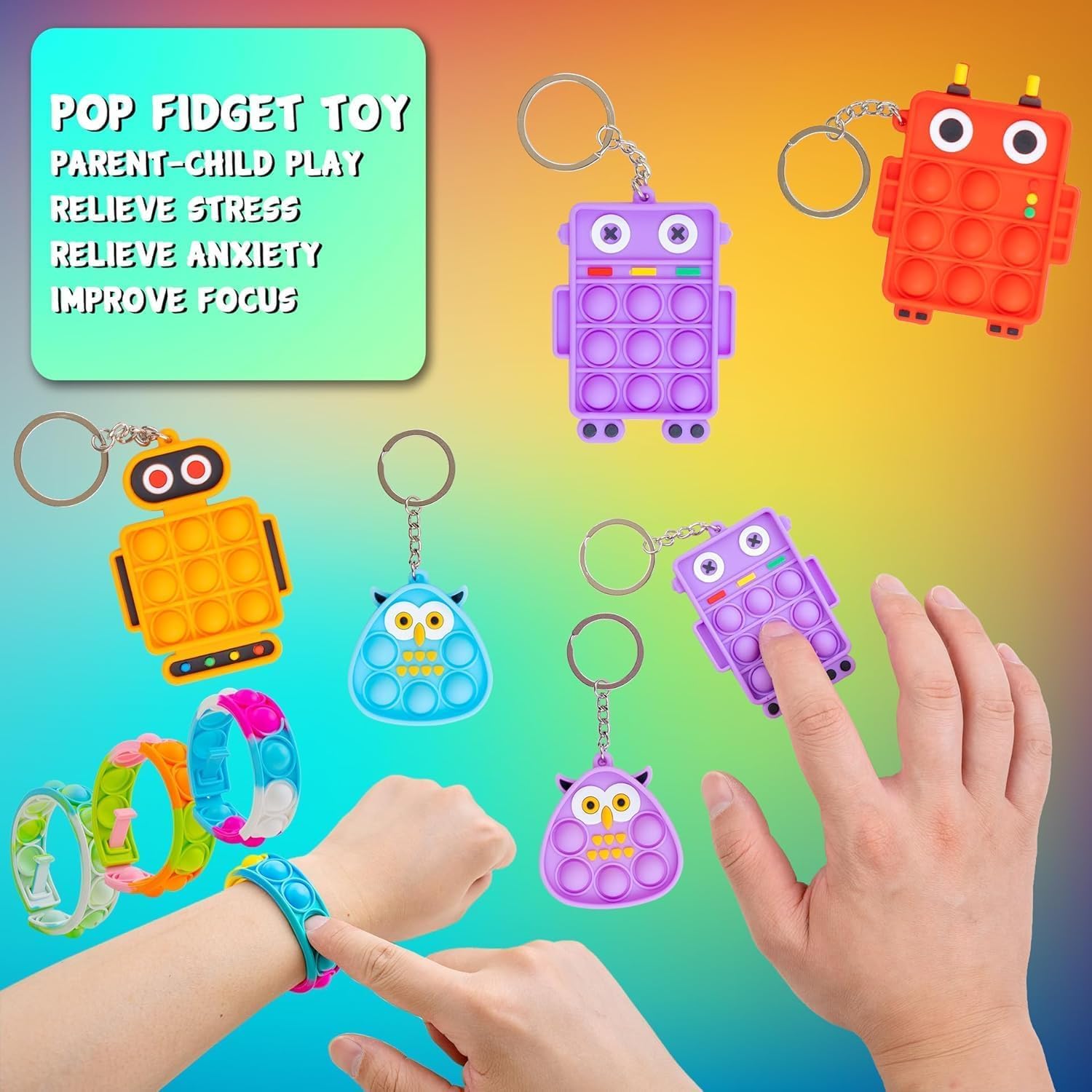 H-Partner 110 PCS Party Favors for Kids 4-8-12, Goodie Bags Stuffers, - View 6