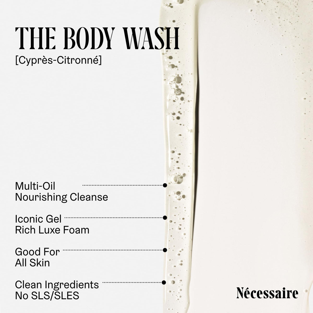 The Body Wash Mini Cypr s Citronn Multi Oil Niacinamide - Nécessaire Official Imagery - 3