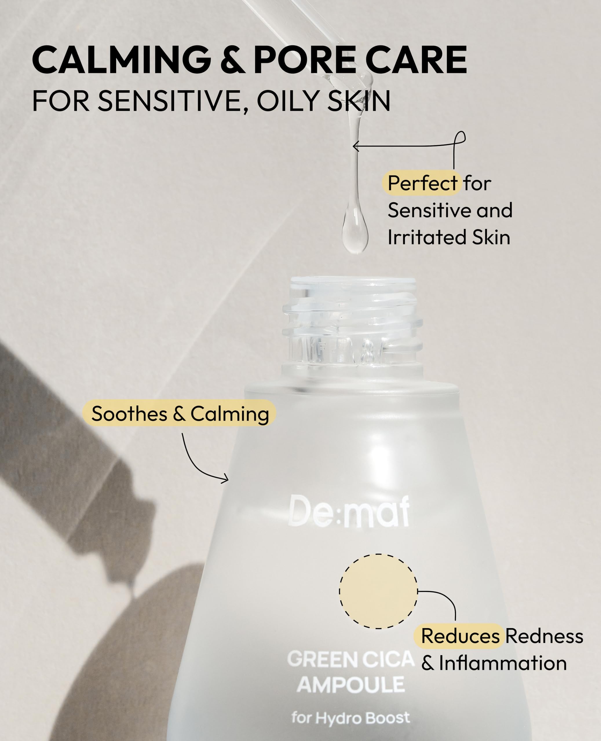 Welcome Skincare Gift Kit – Bestseller 3-Step Skincare Set for Sensitive Skin & Barrier Care | Travel Size Skincare Gift Set for Mom & Women - De:maf Official Product View 6