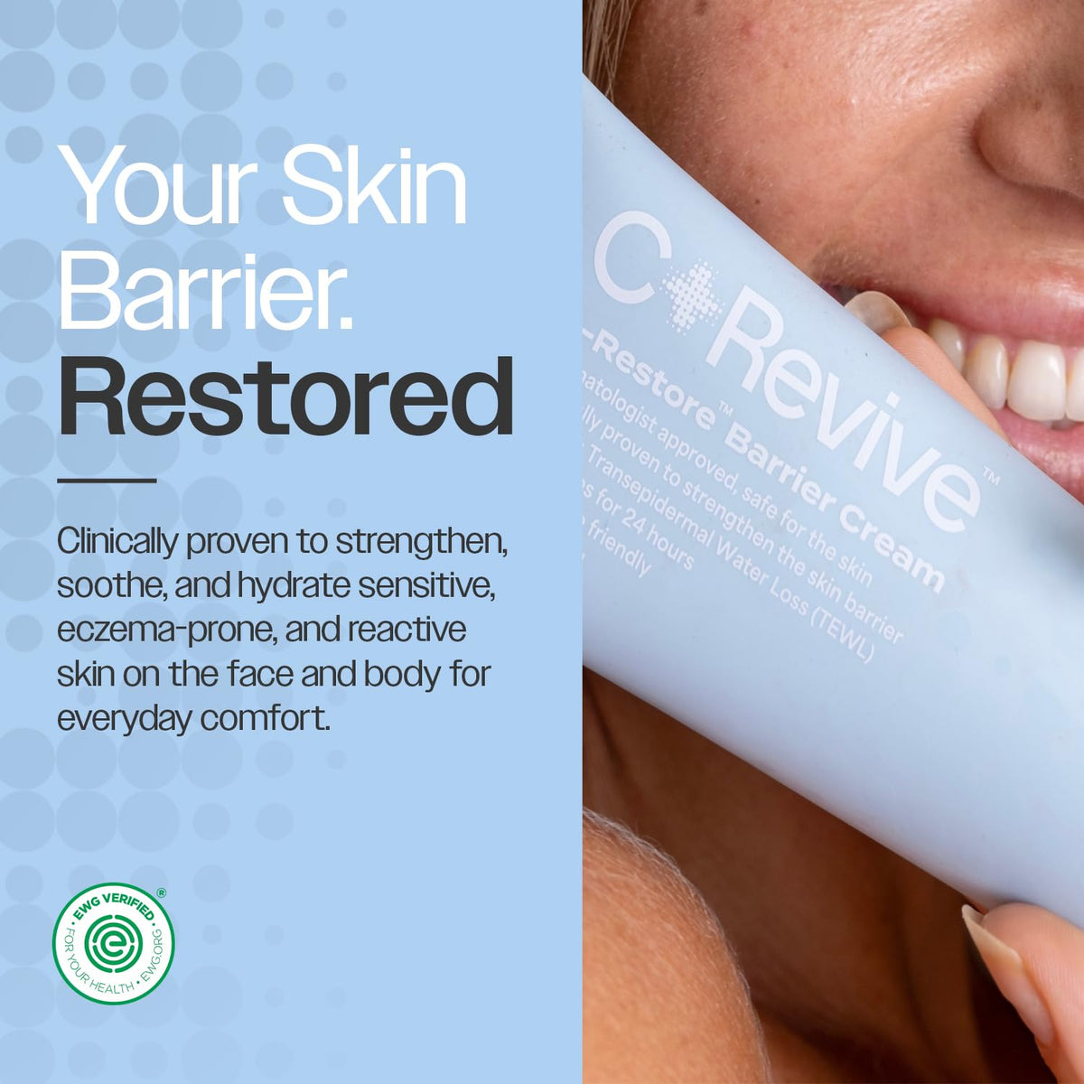 Barrier Repair Cream for Dry Sensitive Eczema Prone Skin - CELRIV Official Imagery - 3