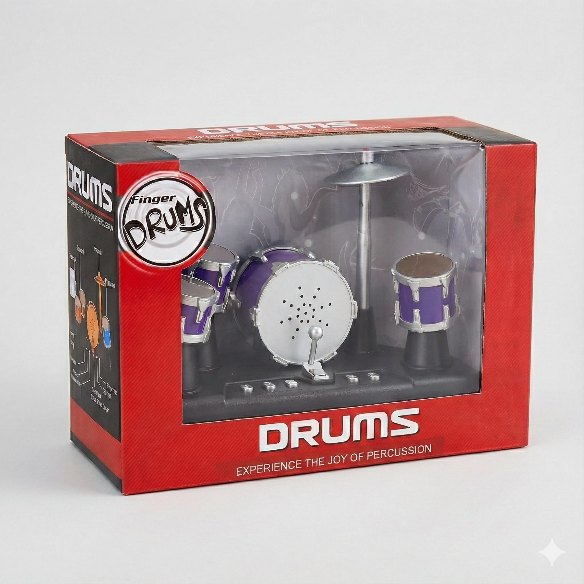Liberty Imports Finger Drum Set Electronic Mini Desktop Small Novelty Toy Desk I - Liberty Imports Official Product View 7