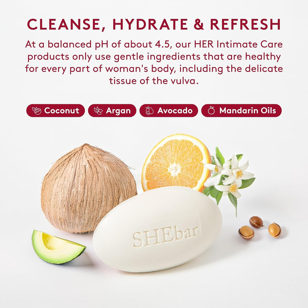 Joylux SHEbar Feminine Cleansing Yoni Bar pH Balanced - Joylux Official Imagery - 4