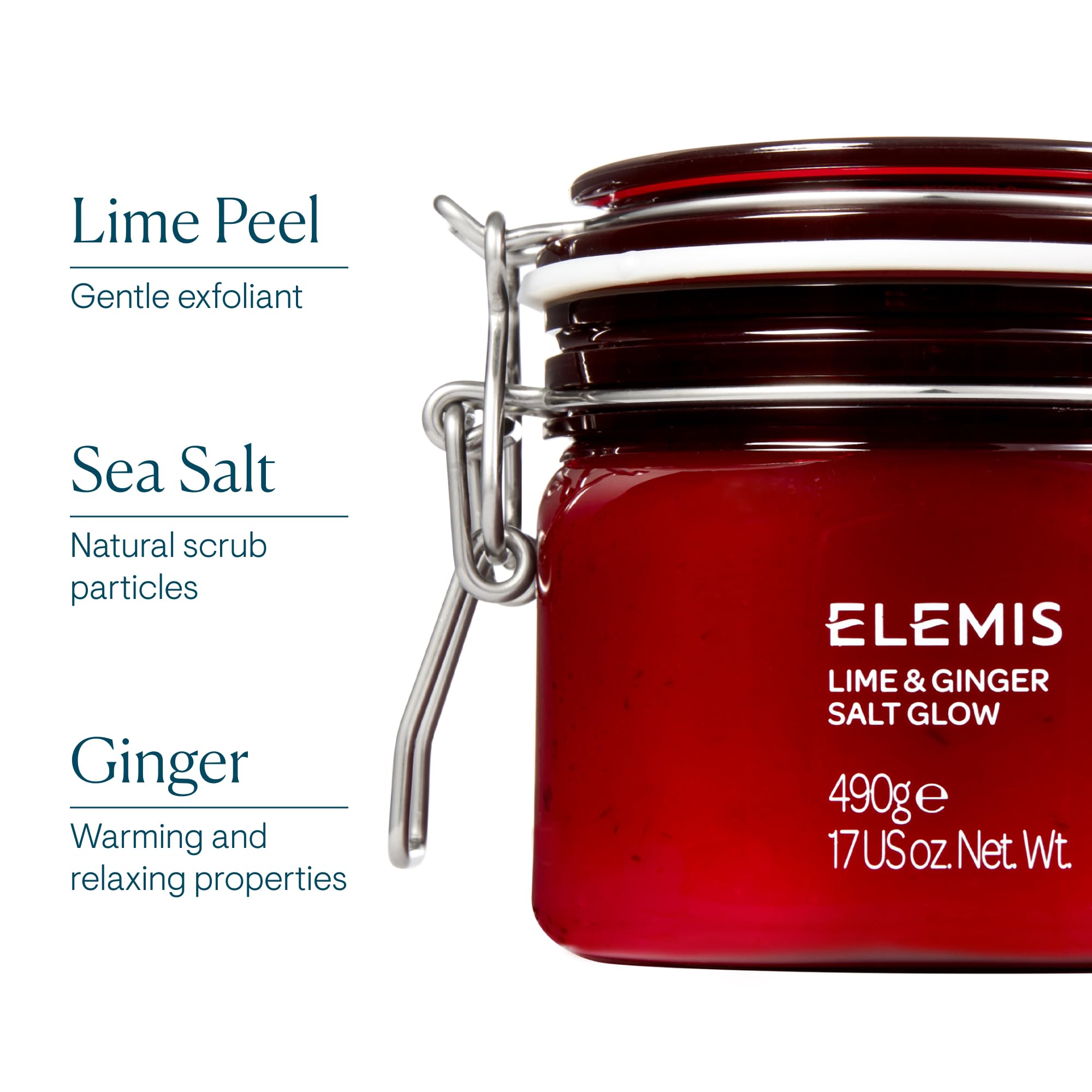 Elefair Tech ELEMIS Exotic Lime & Ginger Salt Glow 490g, Invigorating Salt - Elefair Tech Official Product View 7
