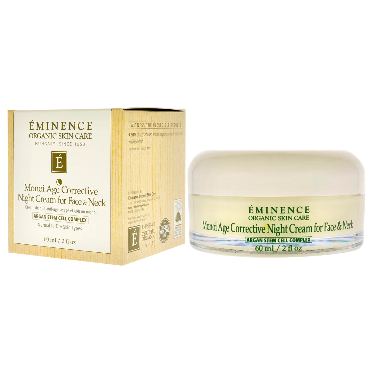 Eminence Monoi Age Corrective Night Cream for Face and Neck - Eminence Official Imagery - 5