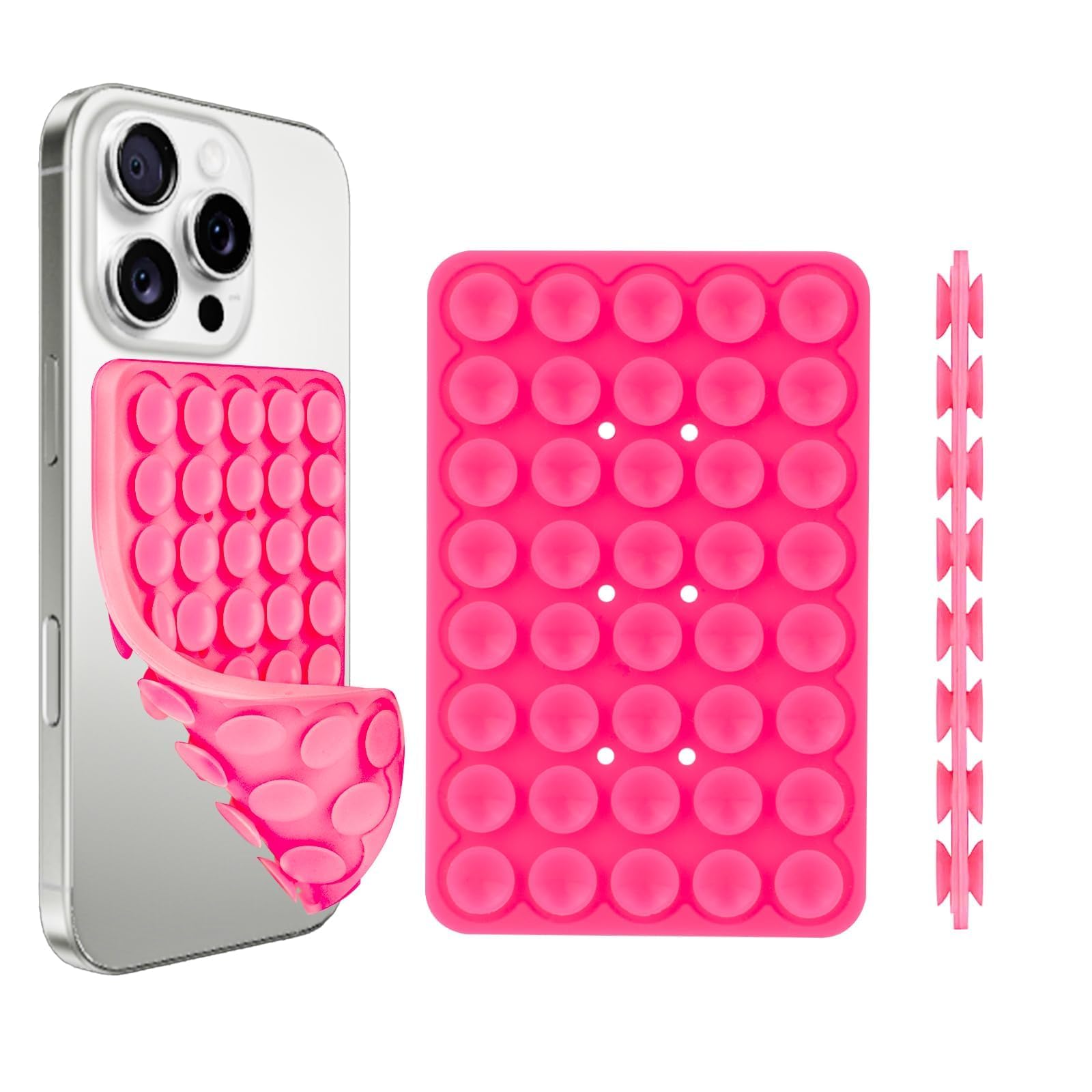 Giumel 1 Pack Silicone Suction Cup Phone Case Mount Double Sided, - Giumel Official Product View 7