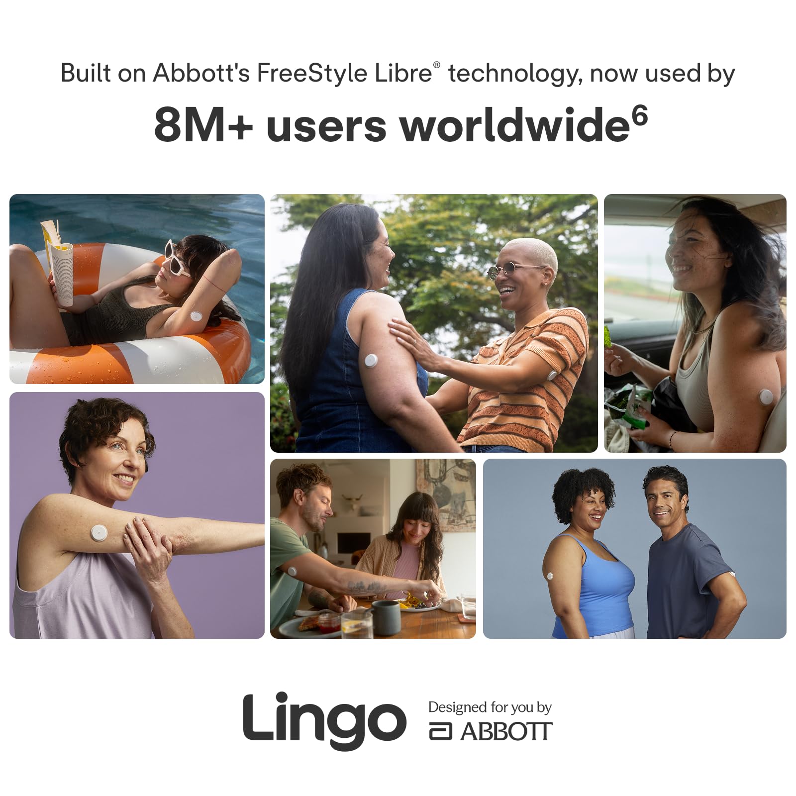 Lingo Continuous Glucose Monitor  . 24/7 Glucose Tracking by Lingo - Angle View 9