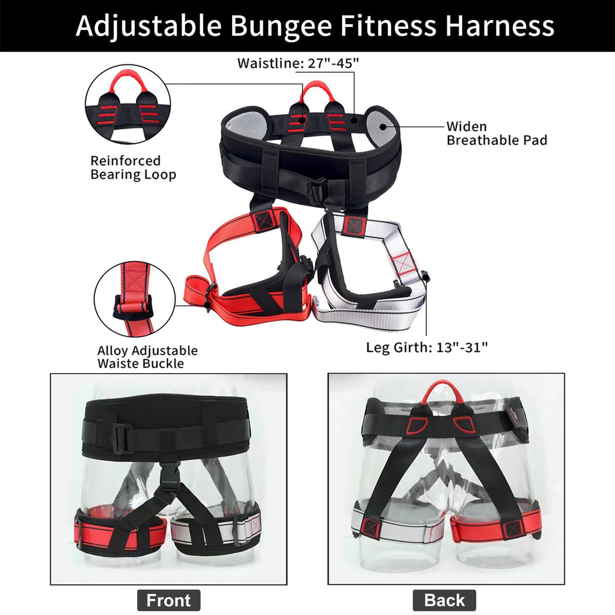 PRIOR FITNESS Bungee Fitness Set Yoga Bungee Cord Rope - PRIOR FITNESS Official Imagery - 4