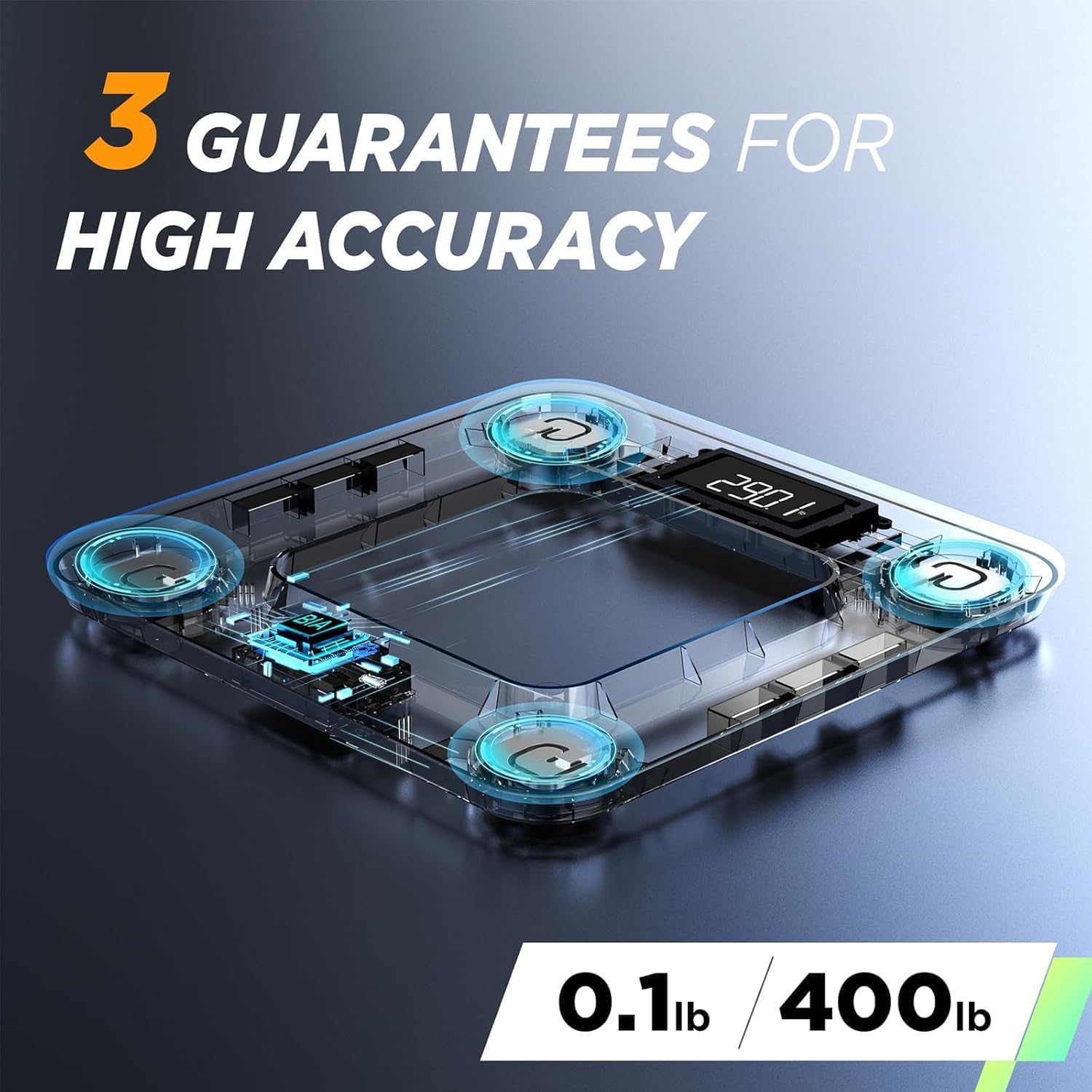 Scale for Body Weight and Fat Percentage, RunSTAR Digital Accurat - runstar Official Product View 8