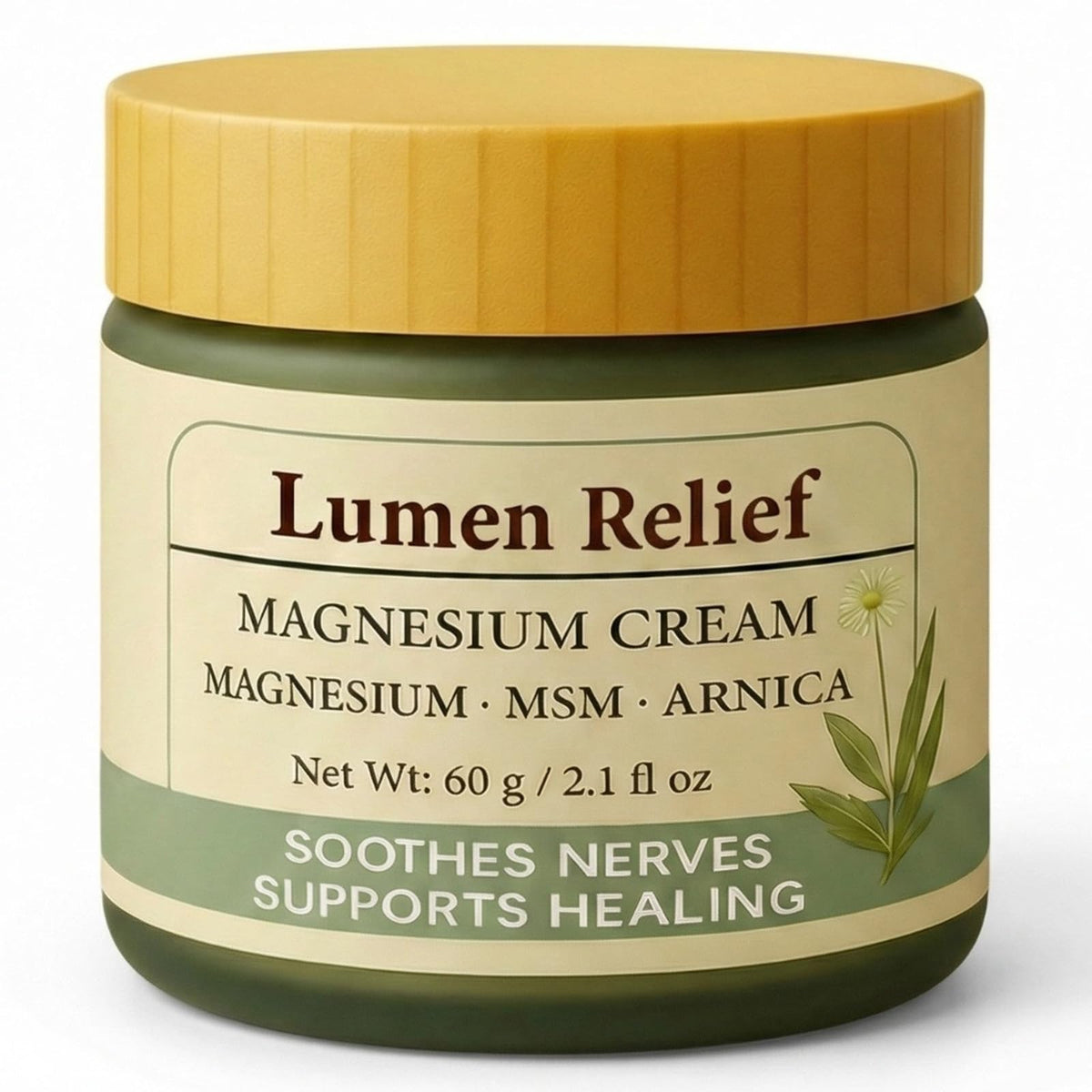 Lumen Relief Magnesium Cream with MSM Arnica Magnesium - JYGOEX Official Imagery - 2