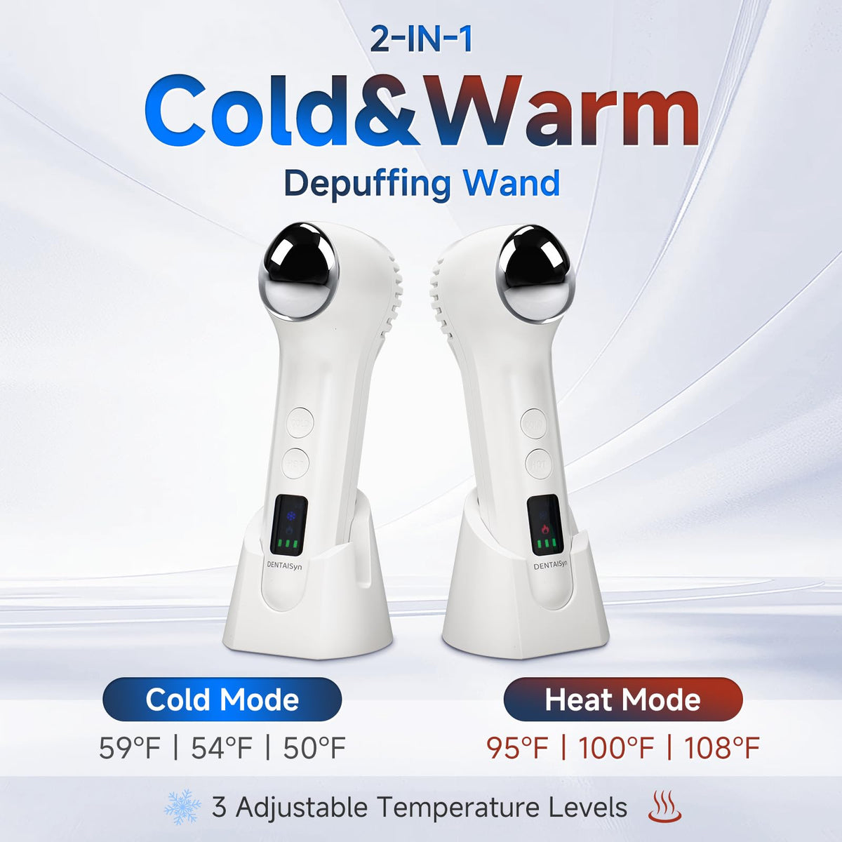 Depuffing Wand with Cold and Heat 2 in1 Eye and Face - DENTAISyn Official Imagery - 3