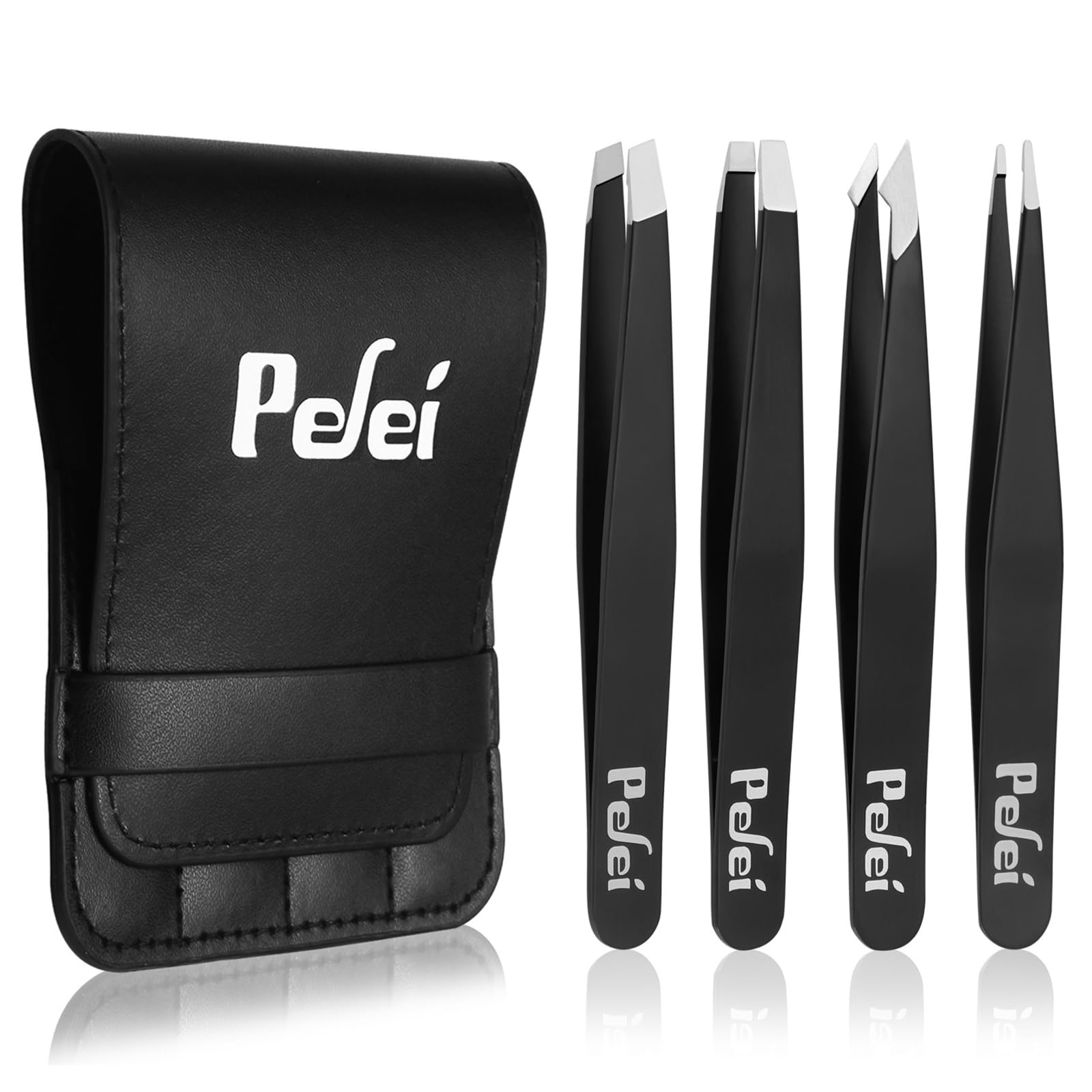 Pefei Tweezers Set - Professional Stainless Steel Tweezers for - Product Imagery