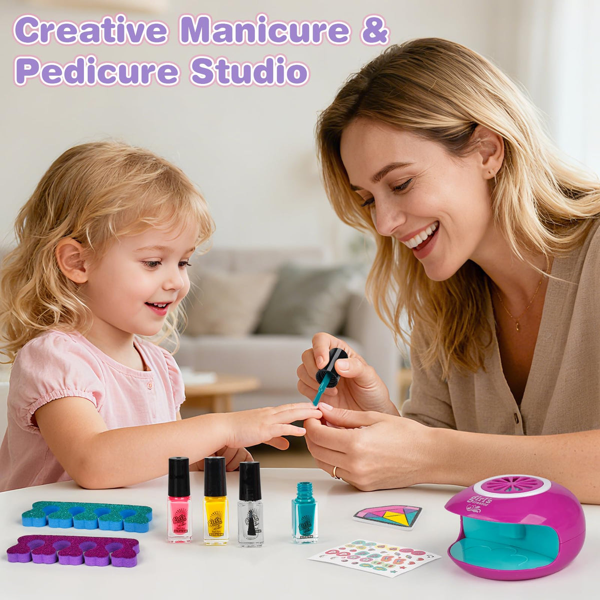 Dreamon Kids Foot Spa Nail Kit Set 25 Pcs Kids Spa Day Kit - Dreamon Official Imagery - 6