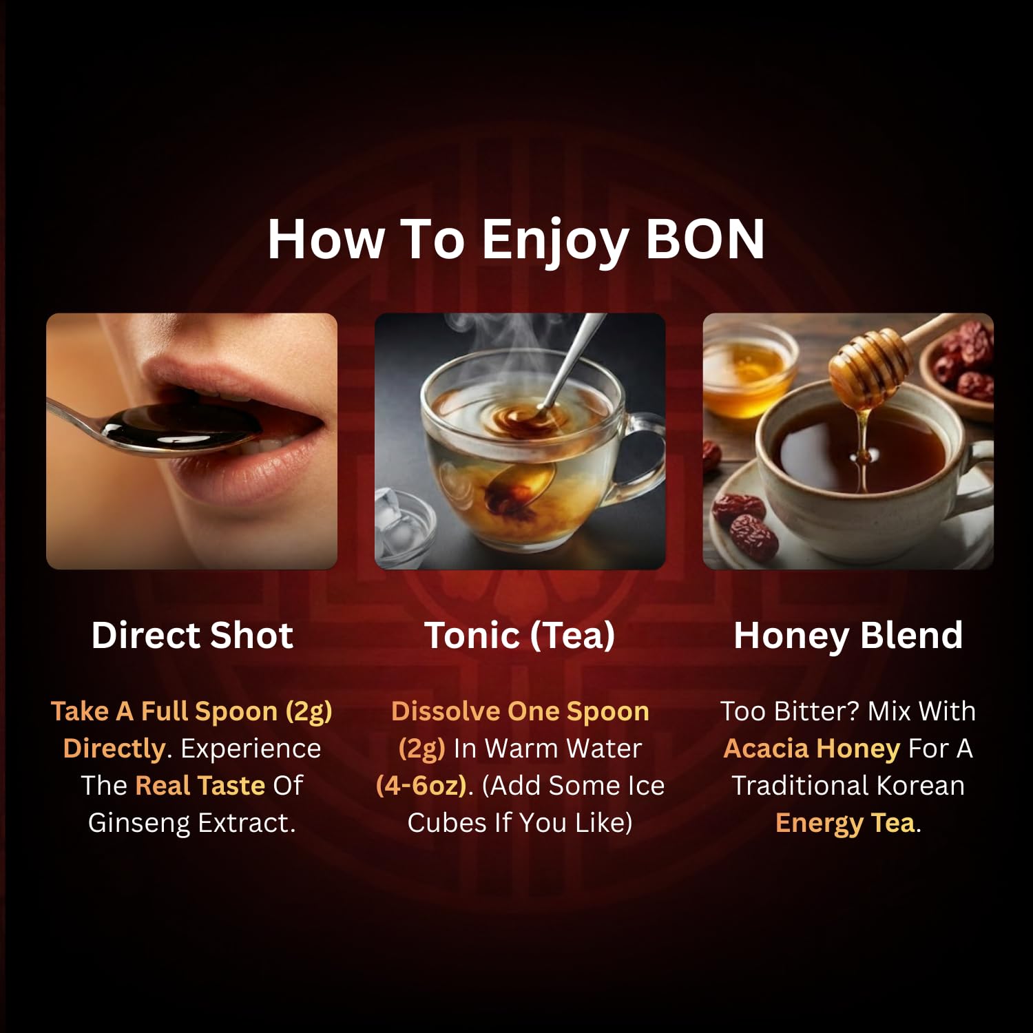 BTGIN Bon Korean Red Panax Ginseng Extract - 100% Pure Concentrat - BTGIN Official Product View 8