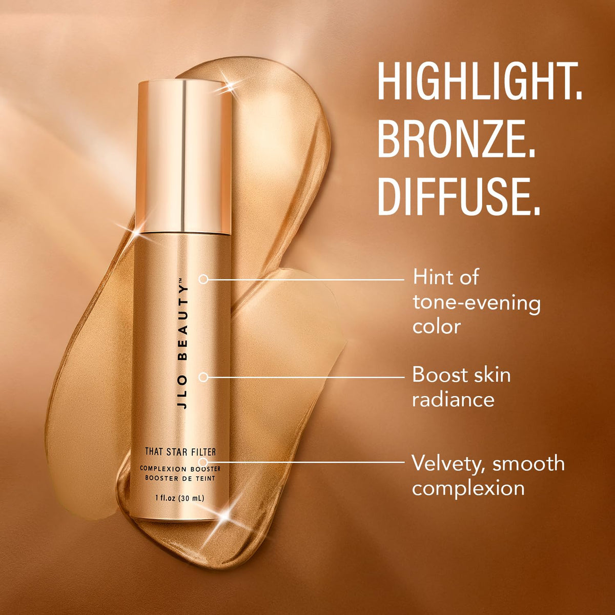 JLO BEAUTY That Star Filter Complexion Booster Drops Rose - JLO BEAUTY Official Imagery - 6