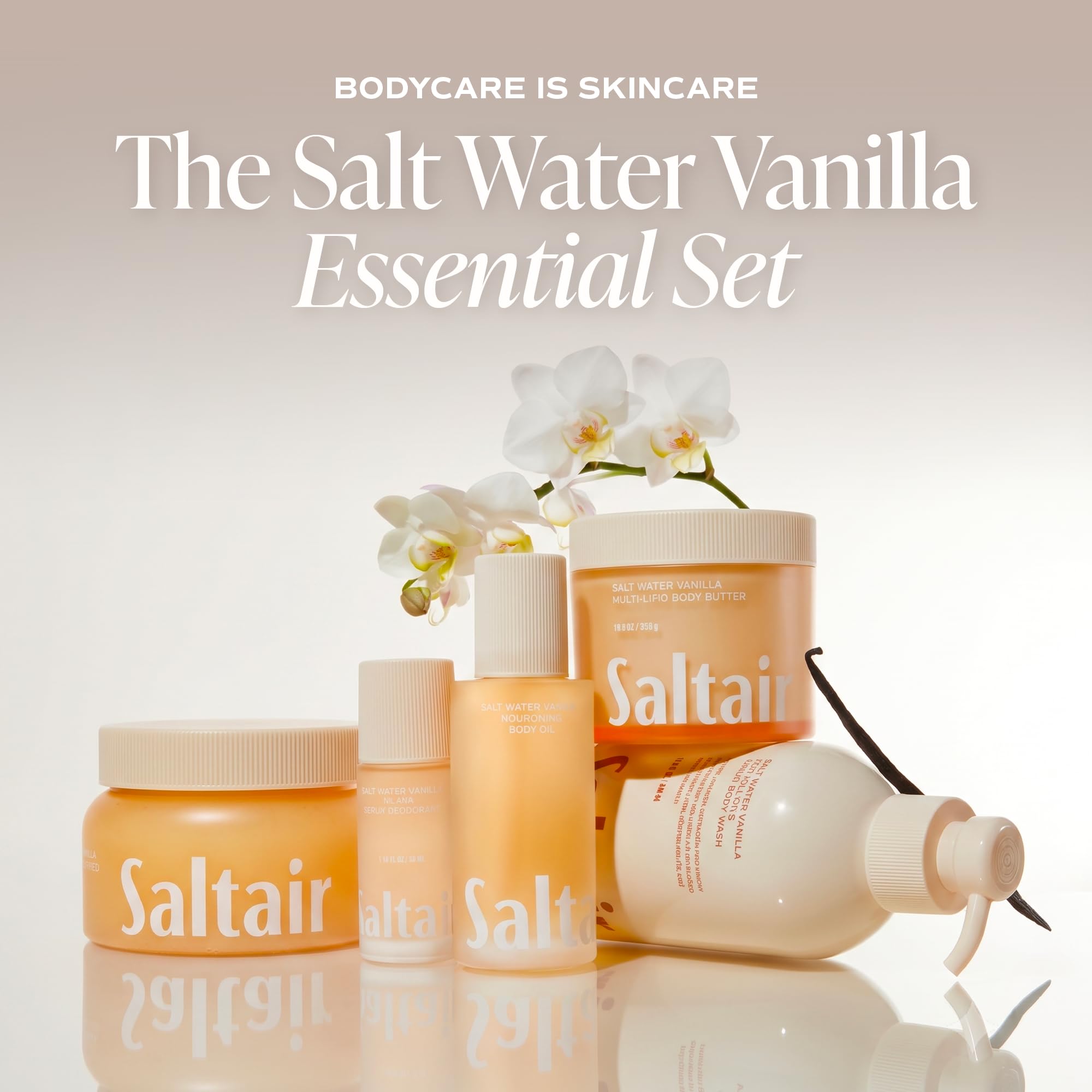 Saltair Body Scrub - Salt Water Vanilla Exfoliating Polish - Saltair Official Product View 4