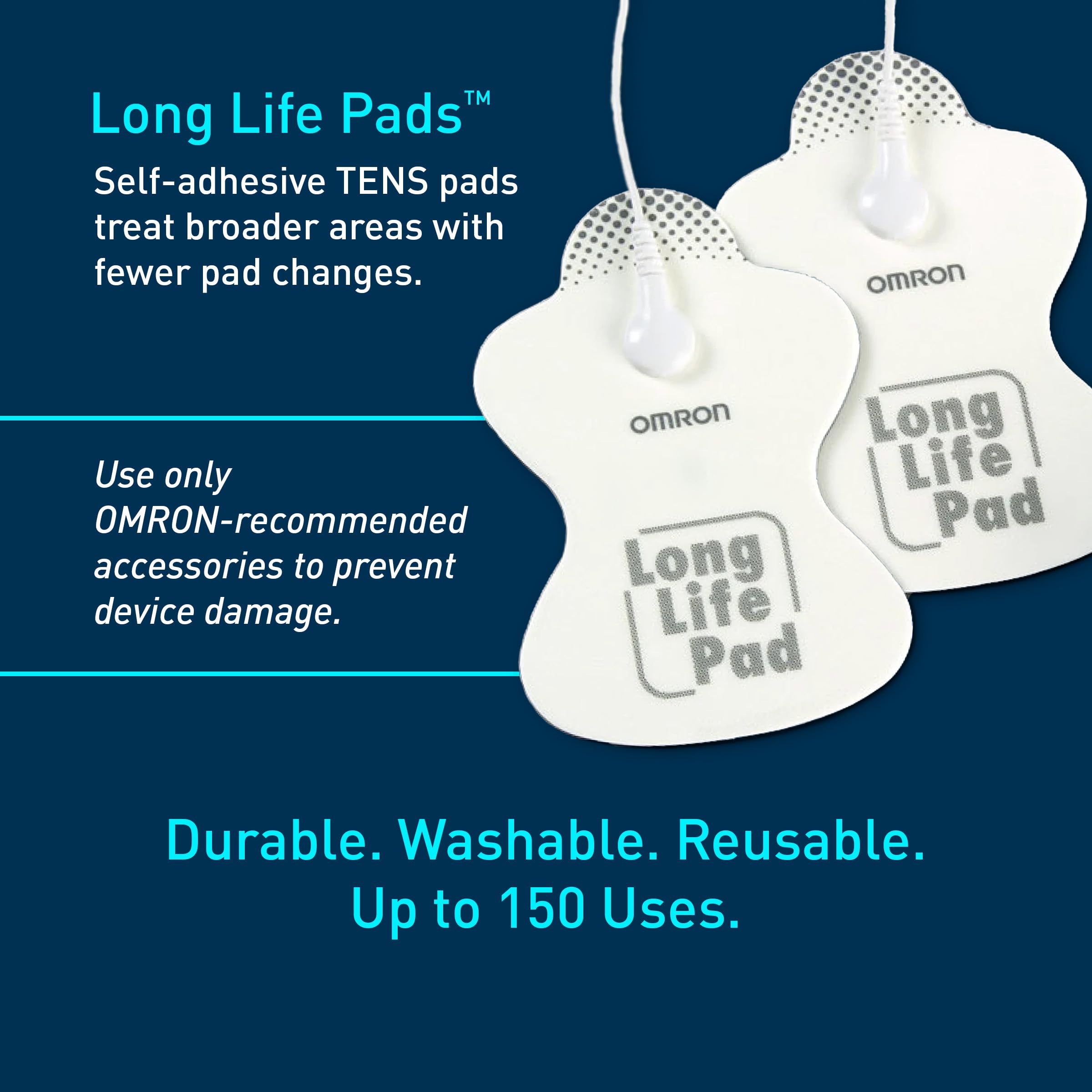 Omron Max Power Relief TENS Unit PM500 Muscle Stimulator