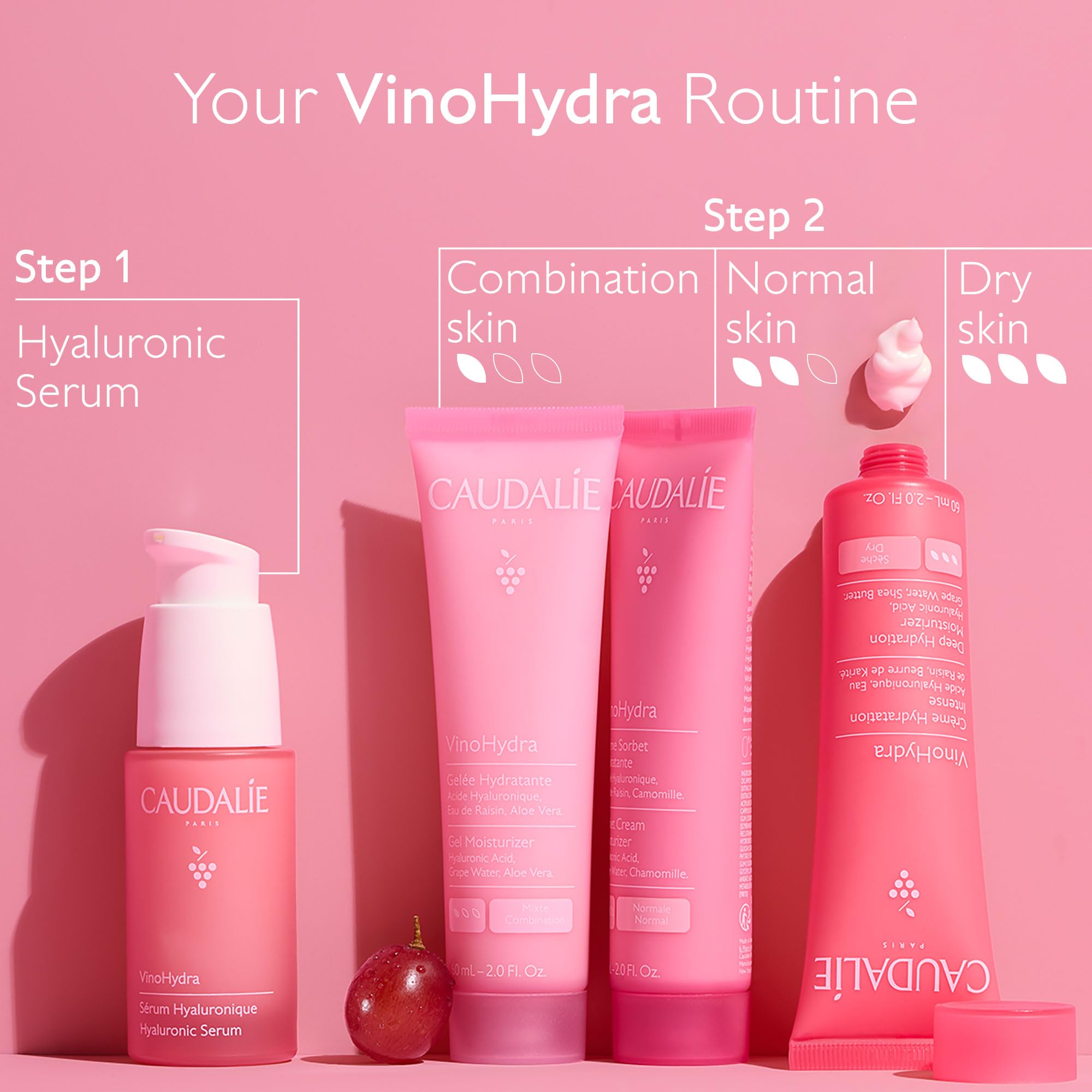 Caudalie VinoHydra Gel Moisturizer with Hyaluronic Acid Aloe - Premium Selection Official Imagery - 7