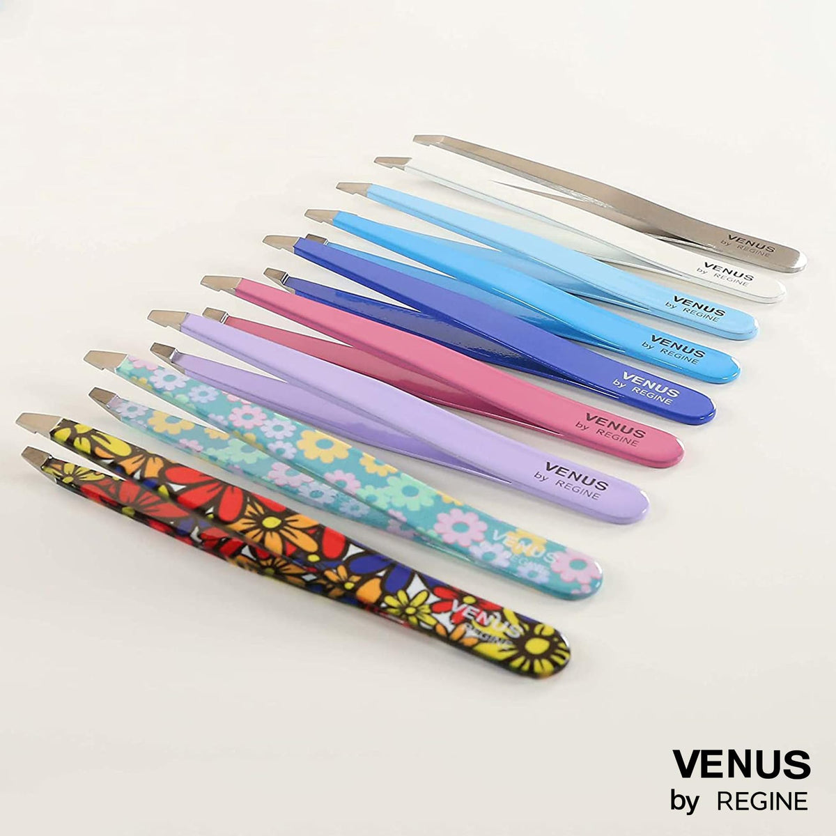 Venus by Regine Slant Tweezers Blue - Regine Switzerland Official Imagery - 8