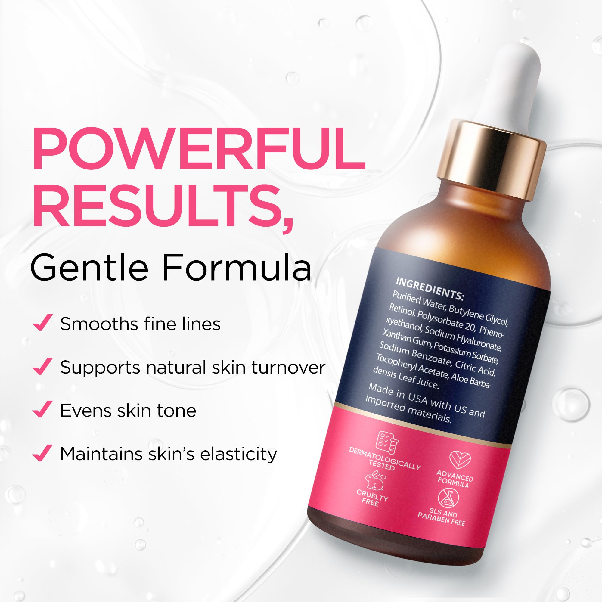 Ember Cloud Retinol Serum for Face with Hyaluronic Acid & Vitamin E - Ember Cloud Official Product View 5