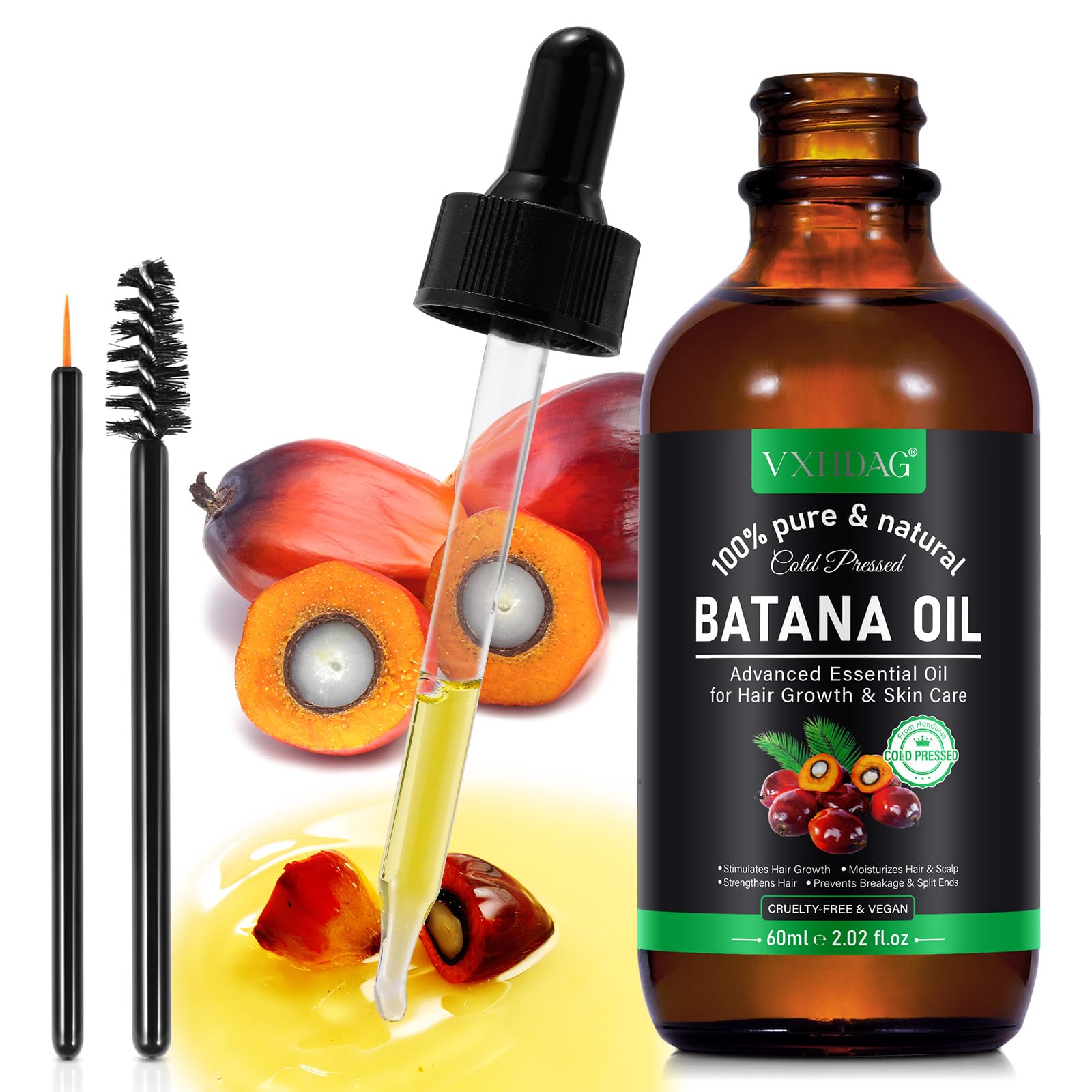 VXHDAG Batana Oil - 100% Pure & Natural from Honduras for - VXHDAG Official Product View 4