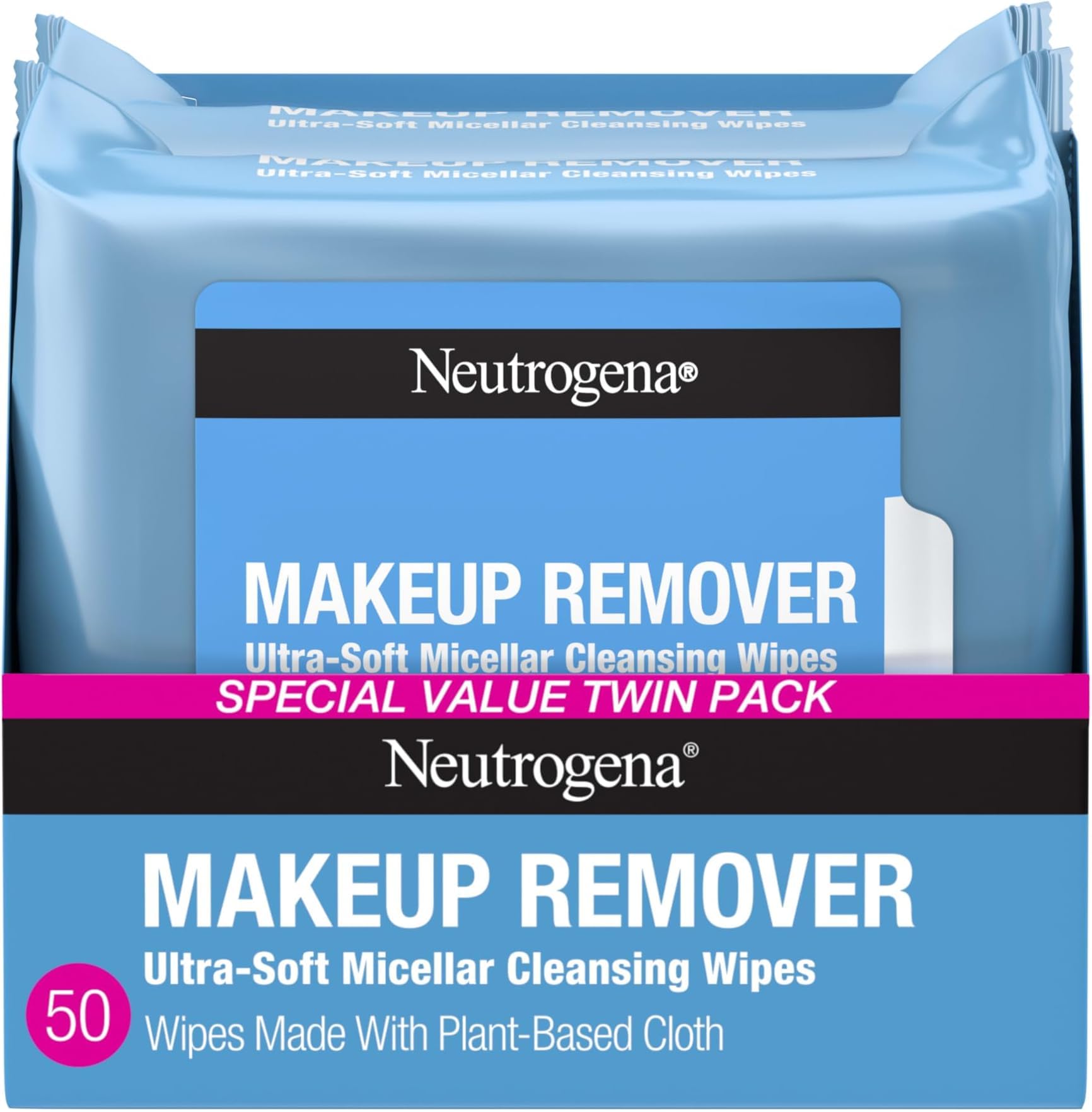 Neutrogena Makeup Remover Micellar Wipes, 2 Pack of 25 Ct - Elefair Tech Official Product View 10