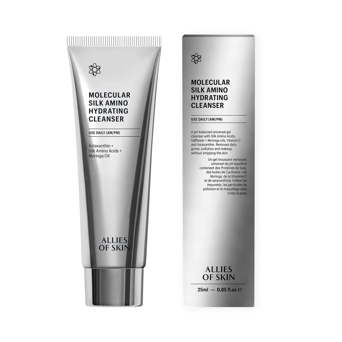 Allies of Skin Hydrating Silk Amino Face Cleanser 3 4 Fl Oz - Allies of Skin Official Imagery - 8