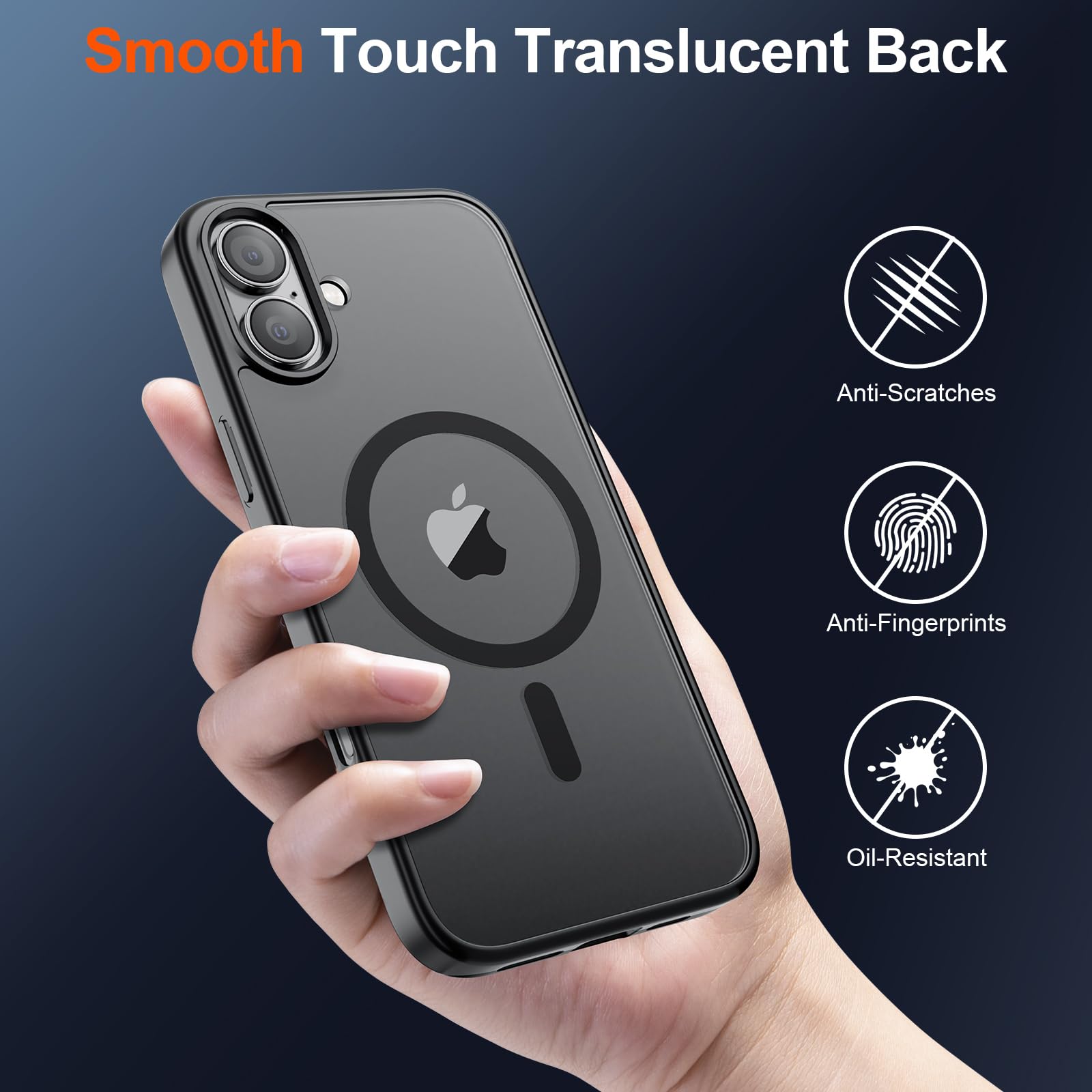 SUPFINE Magnetic for iPhone 17 Case Black with Screen Protector - SUPFINE Official Product View 6