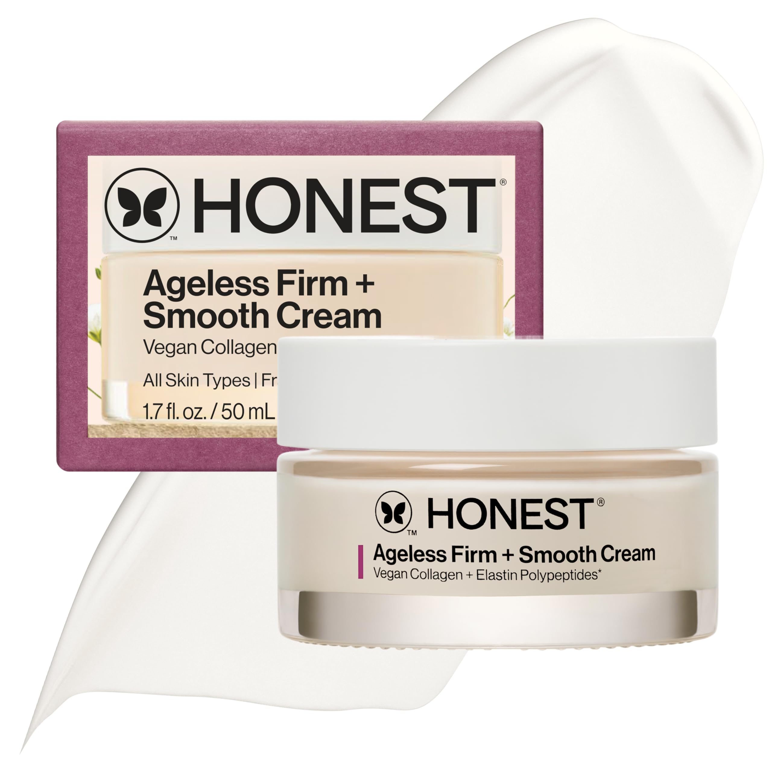 Honest Beauty Ageless Firm and Smooth Cream Vegan Unscented - Honest Beauty Official Imagery - 2