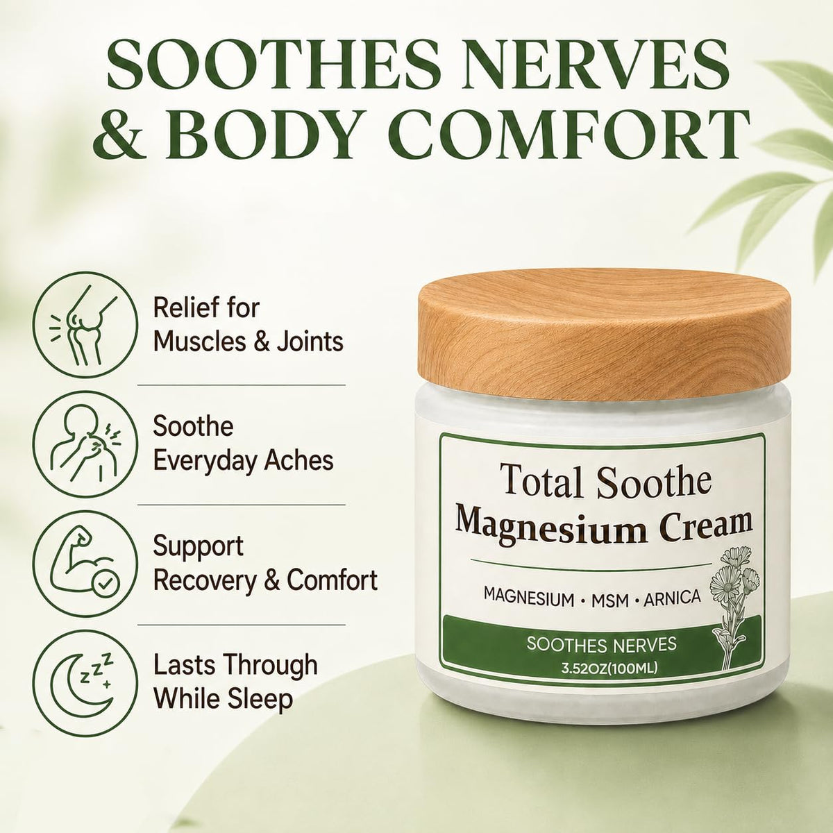 Total Soothe Magnesium Cream - Zotreval Official Imagery - 3