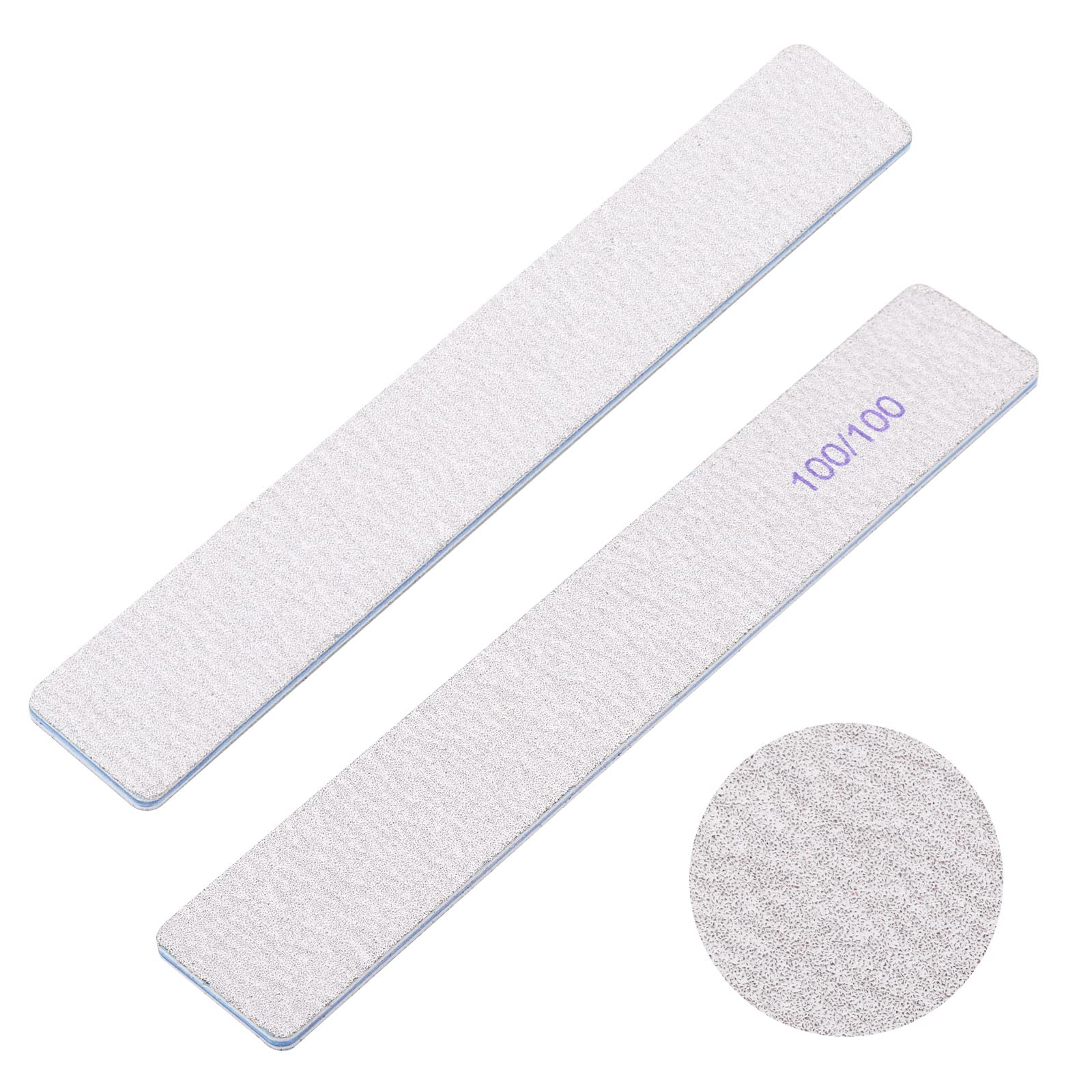 BTYMS 25 Pieces Rectangle Nail Files 100/100 Grit, Reusable Nail - BTYMS Official Product View 3