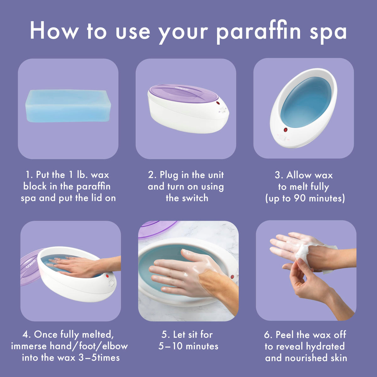 True Glow by Conair Paraffin Bath for Hands and Feet - Conair Official Imagery - 5