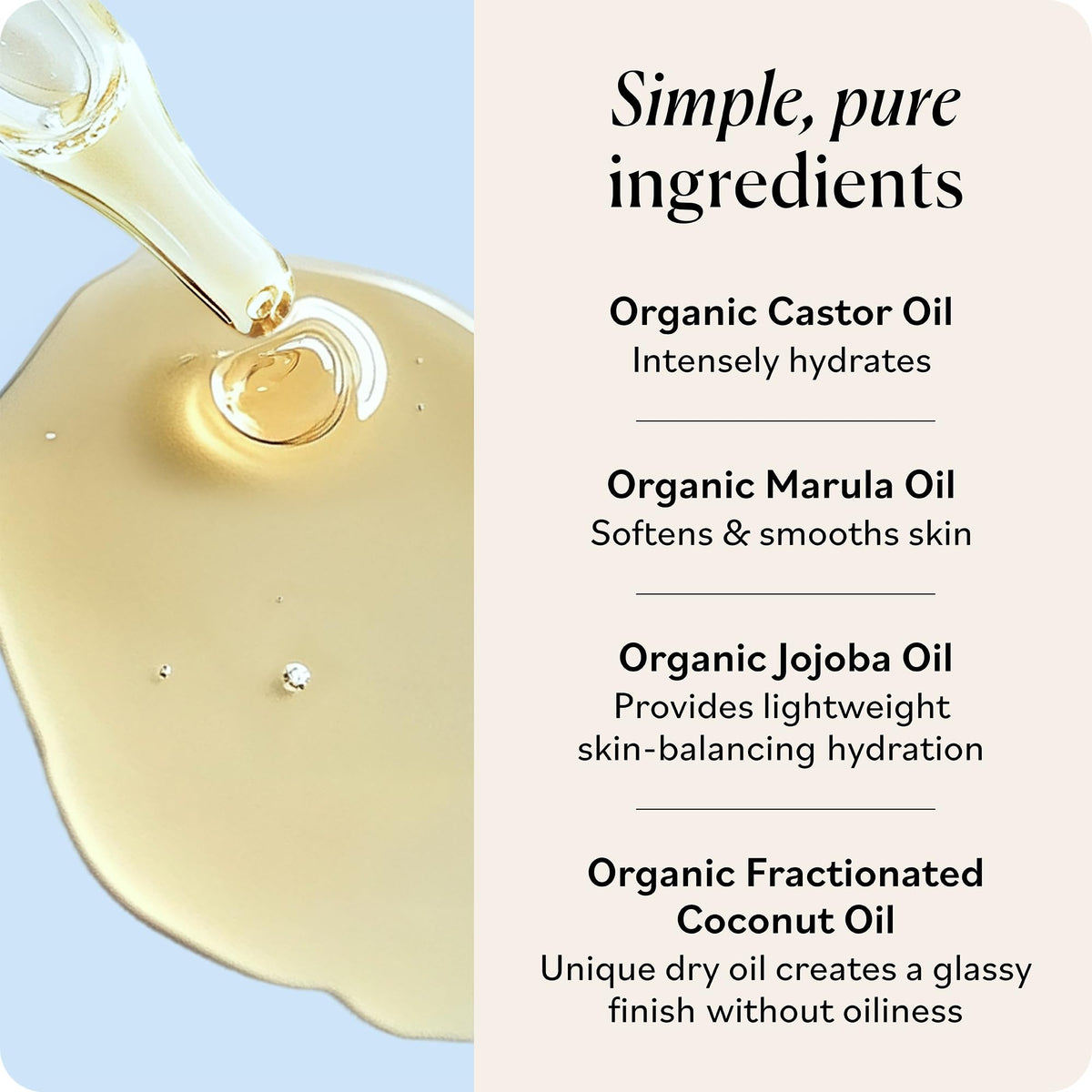 Sky Organics Organic Castor Glass Skin Serum 1 floz for Face - Sky Organics Official Imagery - 5