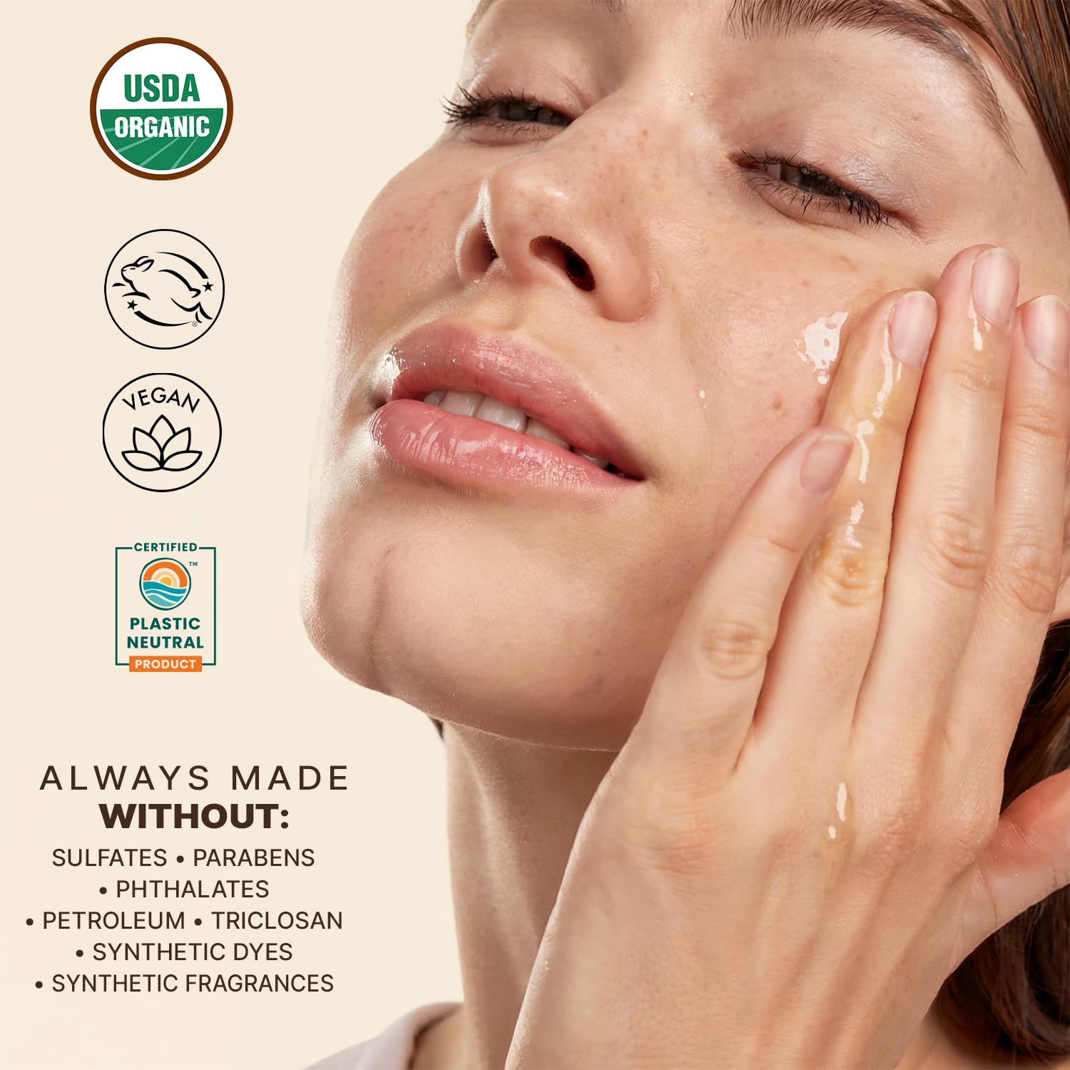 Beauty by Earth USDA Organic Face Oil – USA Made with Natural & Organic Ingredients - Beauty by Earth Official Product View 5