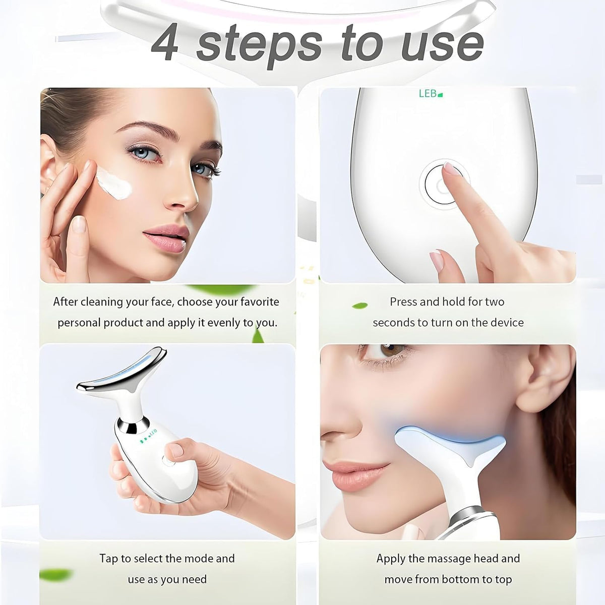 7 Color LED Facial Massager for Skin Care Portable - Premium Selection Official Imagery - 6