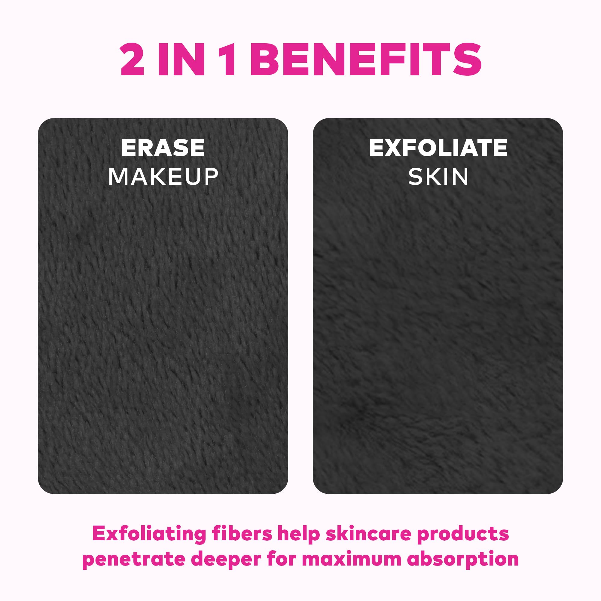 The Original MakeUp Eraser 7-Day Set, Erase All Makeup with Just Water, Including Waterproof Mascara, Eyeliner, Foundation, Lipstick, Sunscreen, and More! Harry Potter, 7ct