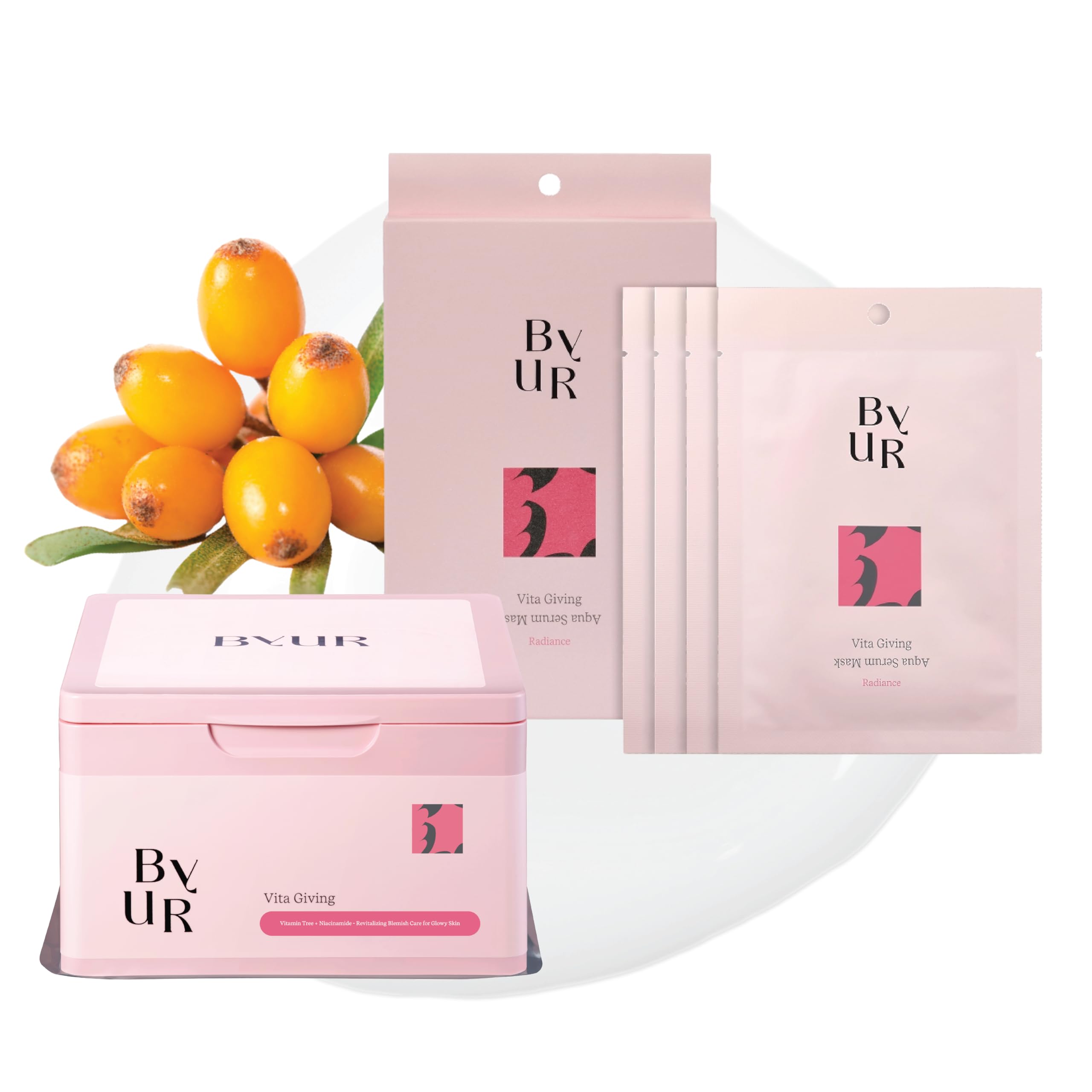 ByUR Vita Giving Daily Aqua Serum Mask (30pc) + Aqua Serum Mask - ByUR