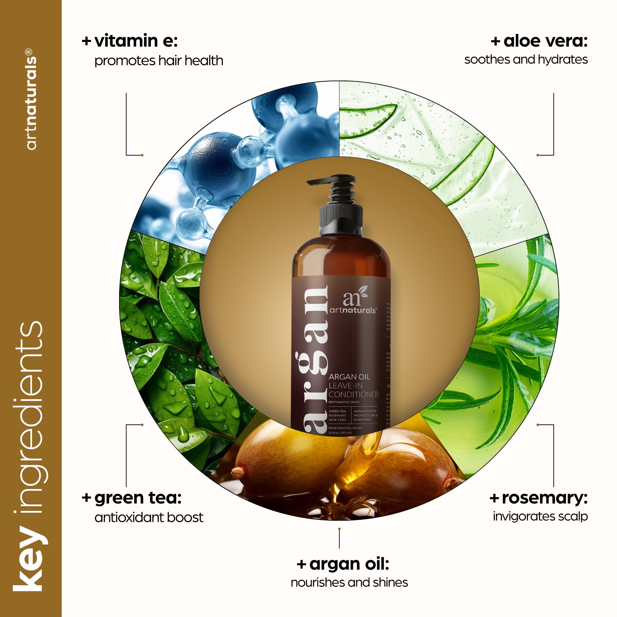 Artnaturals Argan Oil Leave - In Conditioner & 12 fl oz - Artnaturals Official Product View 5