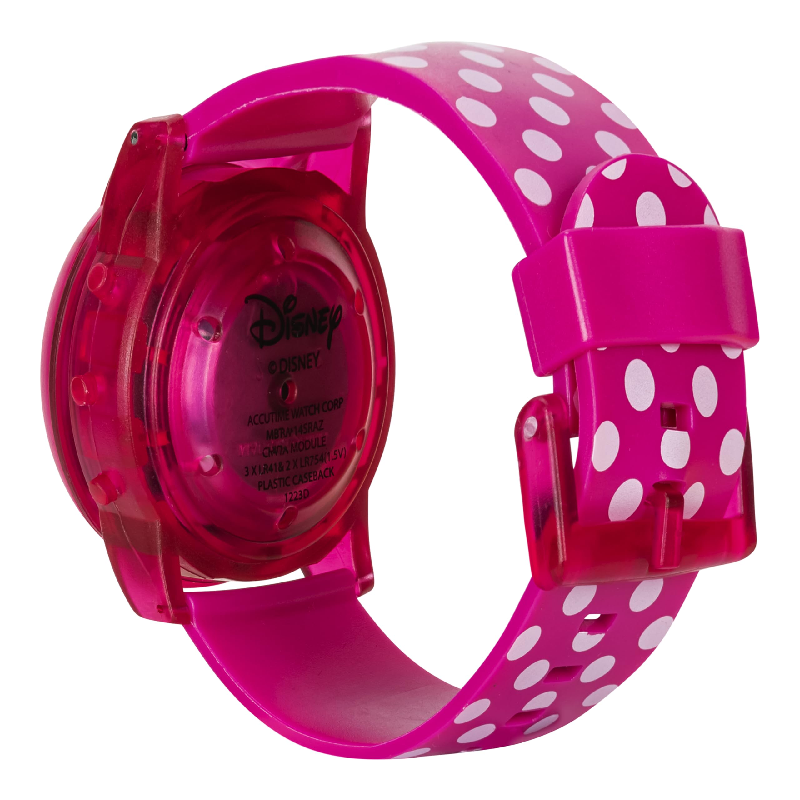 Disney Minnie Mouse Kids Flashing Musical Watch with Sound Effects, Co - View 8