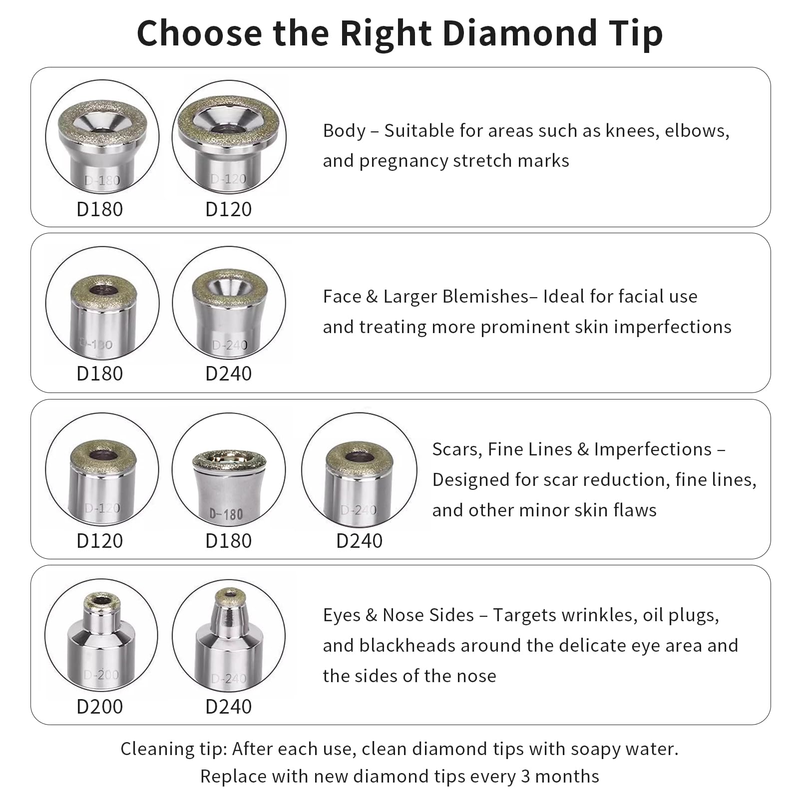 3 in 1 Diamond Microdermabrasion Machine, Professional - AIMENGXI