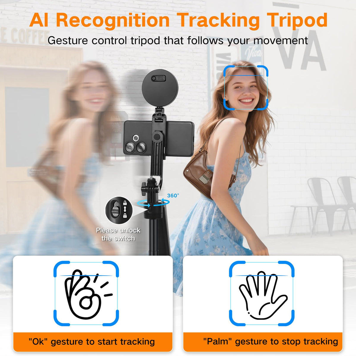 Professional Vlogging Kit for iPhone Android 70 Auto Face - Zarcaco Official Imagery - 4