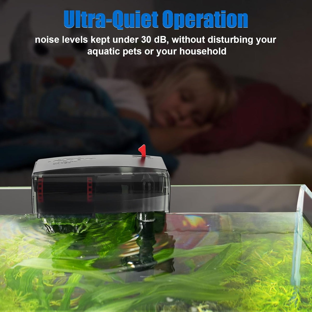 AQQA Aquarium Filter 10 30 Gallon Fish Tank Filters with Bio - AQQA Official Imagery - 6